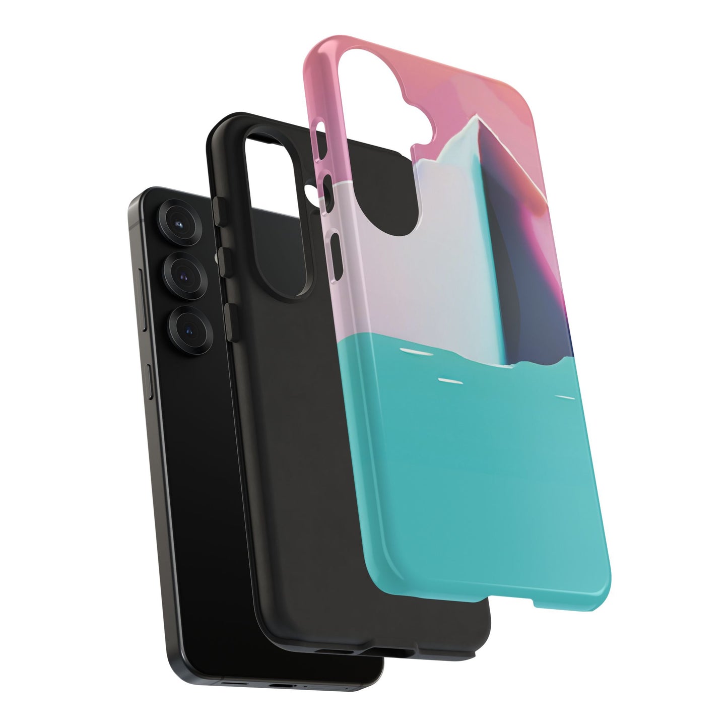 Trendy Phone Case - Abstract Iceberg Design, Phone Cover, Gift for Her, Unique Tech Accessory, Cool Aesthetic