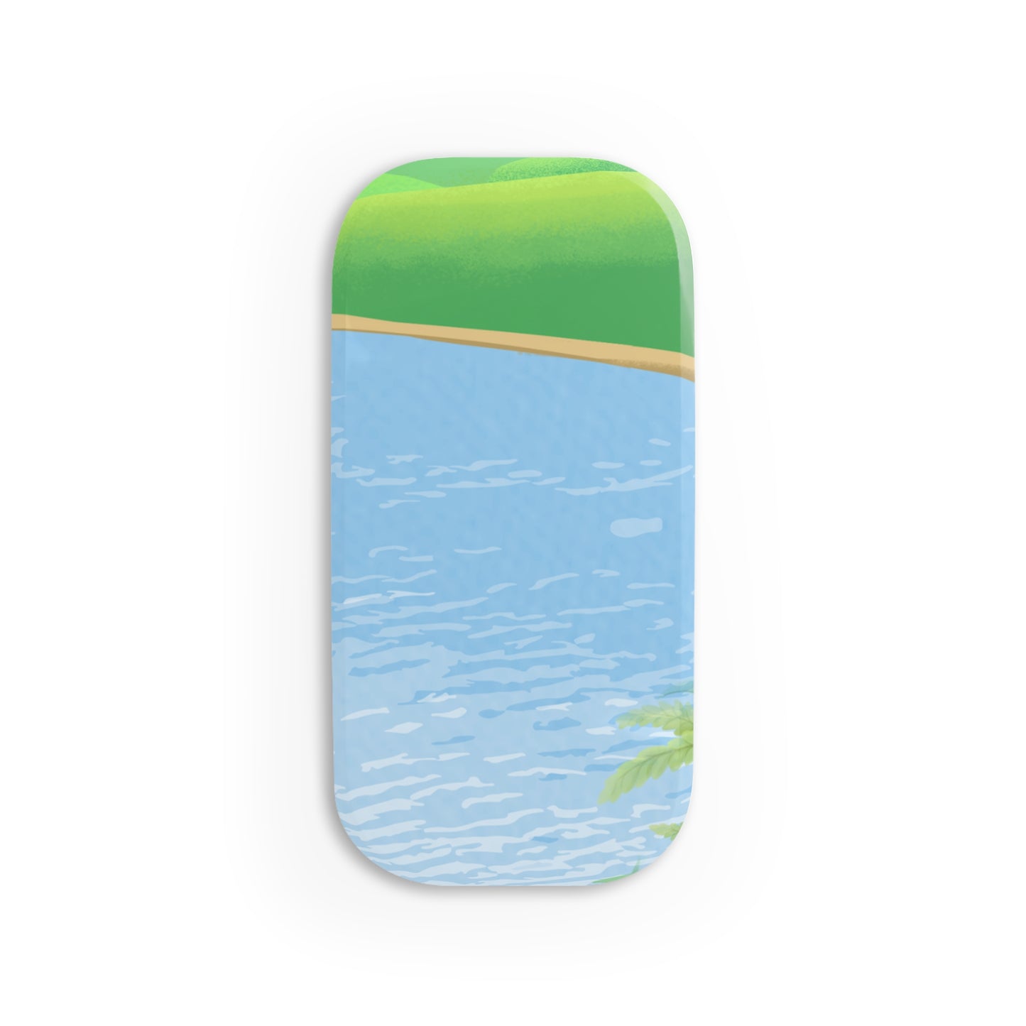 Tropical Phone Grip, Cute Phone Stand, Beach Vibe Accessory, Gift for Friends, Summer Essentials, Travel Friendly, Gadget Holder