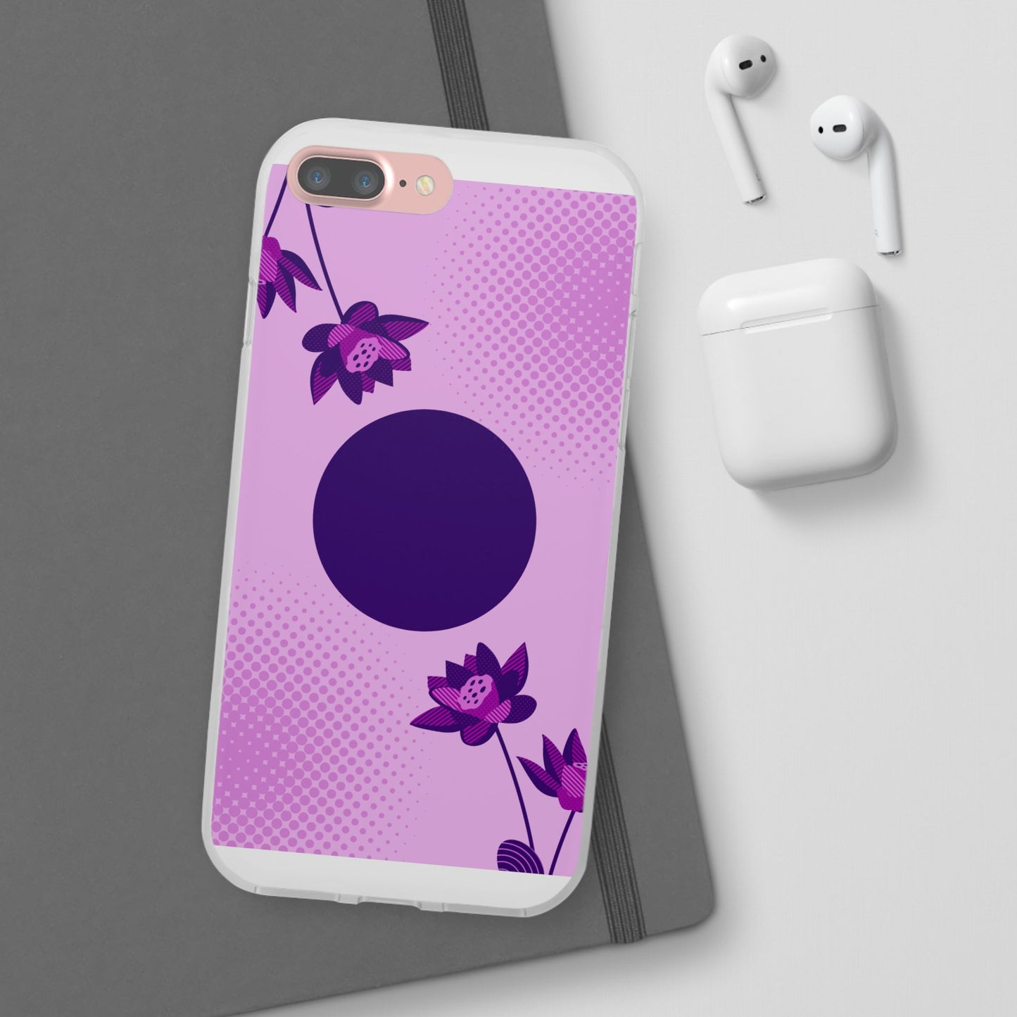 Stylish Floral Flexi Cases for Phone, Cute Phone Cover, Trendy Cell Phone Protection, Gift for Her, Birthday Party Accessory
