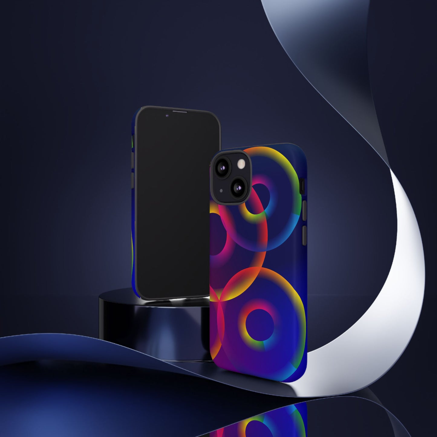 Colorful Phone Case with Abstract Designs, Tough Cases for Your Phone, Unique Phone Accessories, Gift for Tech Lovers, Vibrant Cell [...]
