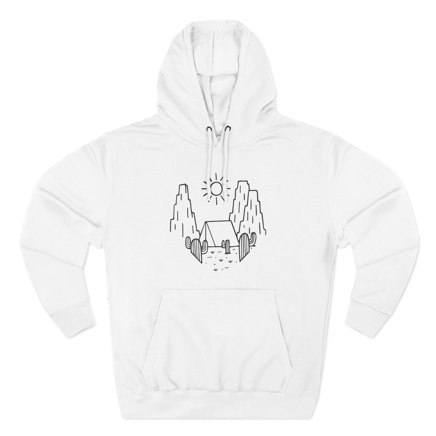 Cozy Adventure Hoodie, Graphic Fleece Pullover, Outdoor Fun Apparel, Gift for Nature Lovers, Travel Companion
