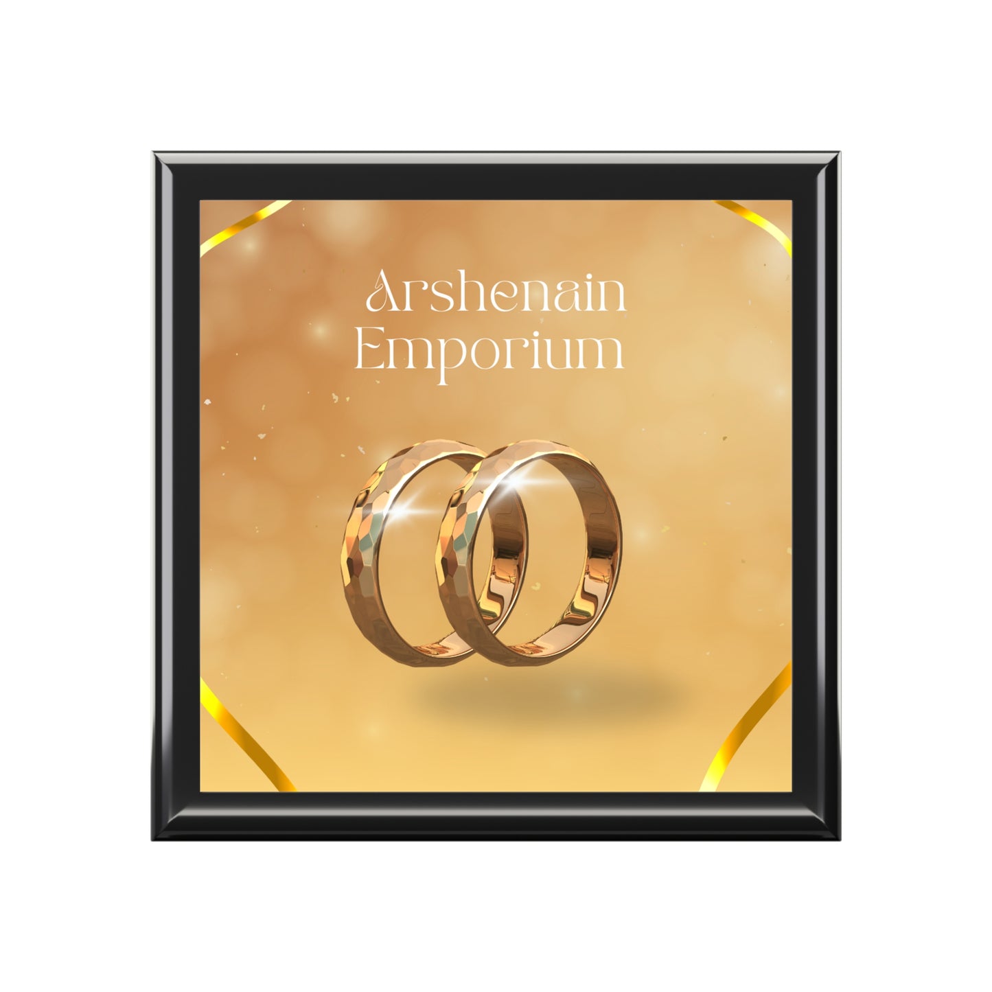 Elegant Jewelry Box for Rings, Wedding Gift, Keepsake Storage, Personalized Jewelry Organizer, Bridal Shower Decoration
