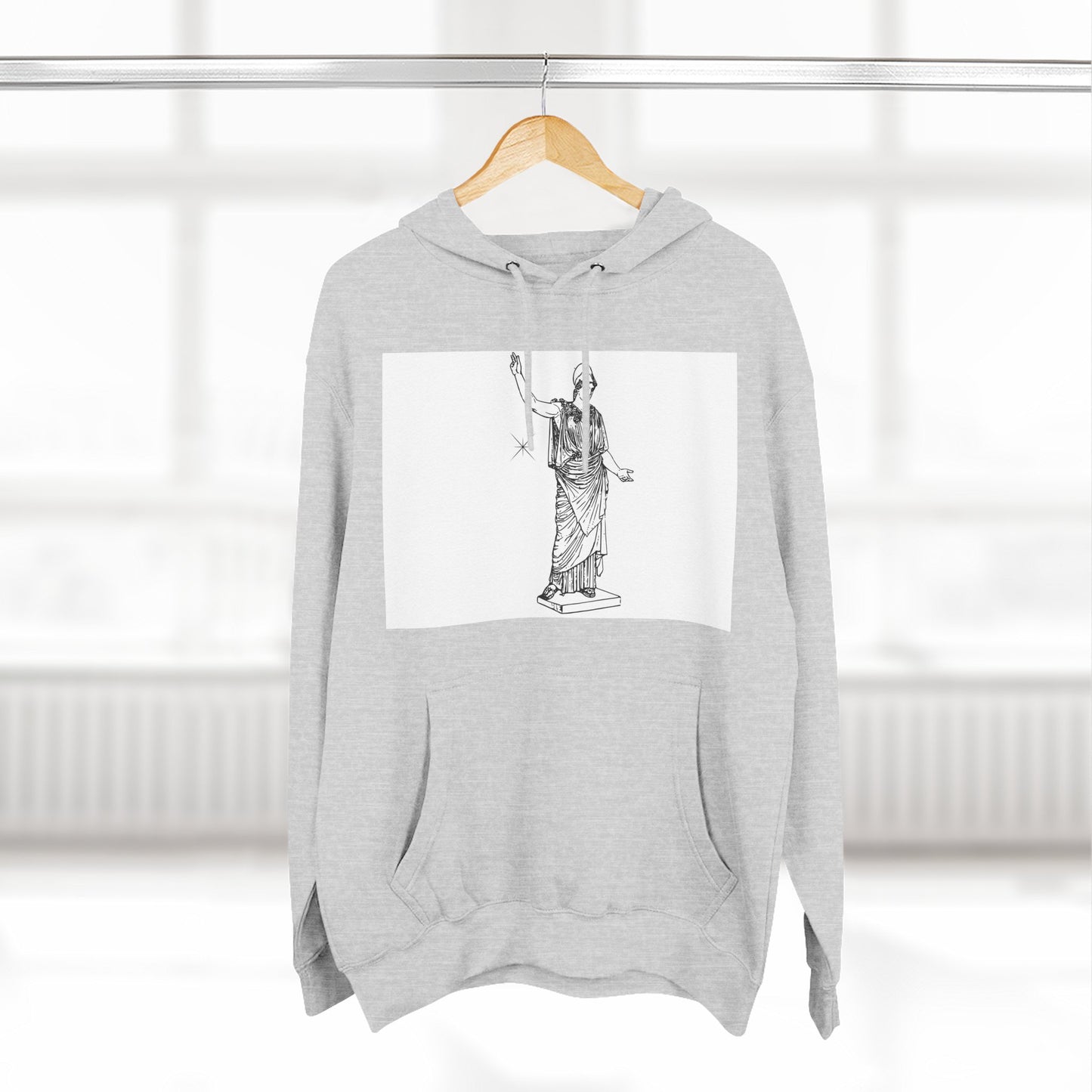 Artistic Fleece Hoodie - Cozy Streetwear for Creative Souls | Gift for Artists, Fashion Lovers, Stylish Comfort