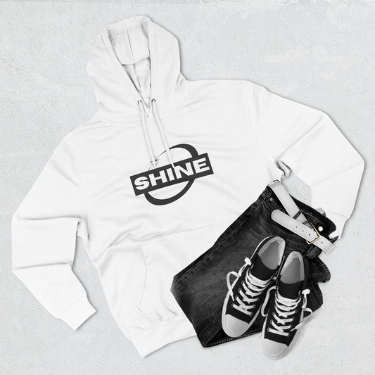 Shine & Aspire Fleece Hoodie - Cozy Sweatshirt for Inspiration, Perfect for Gifts, Winter Wear, Motivational Apparel, Casual Style