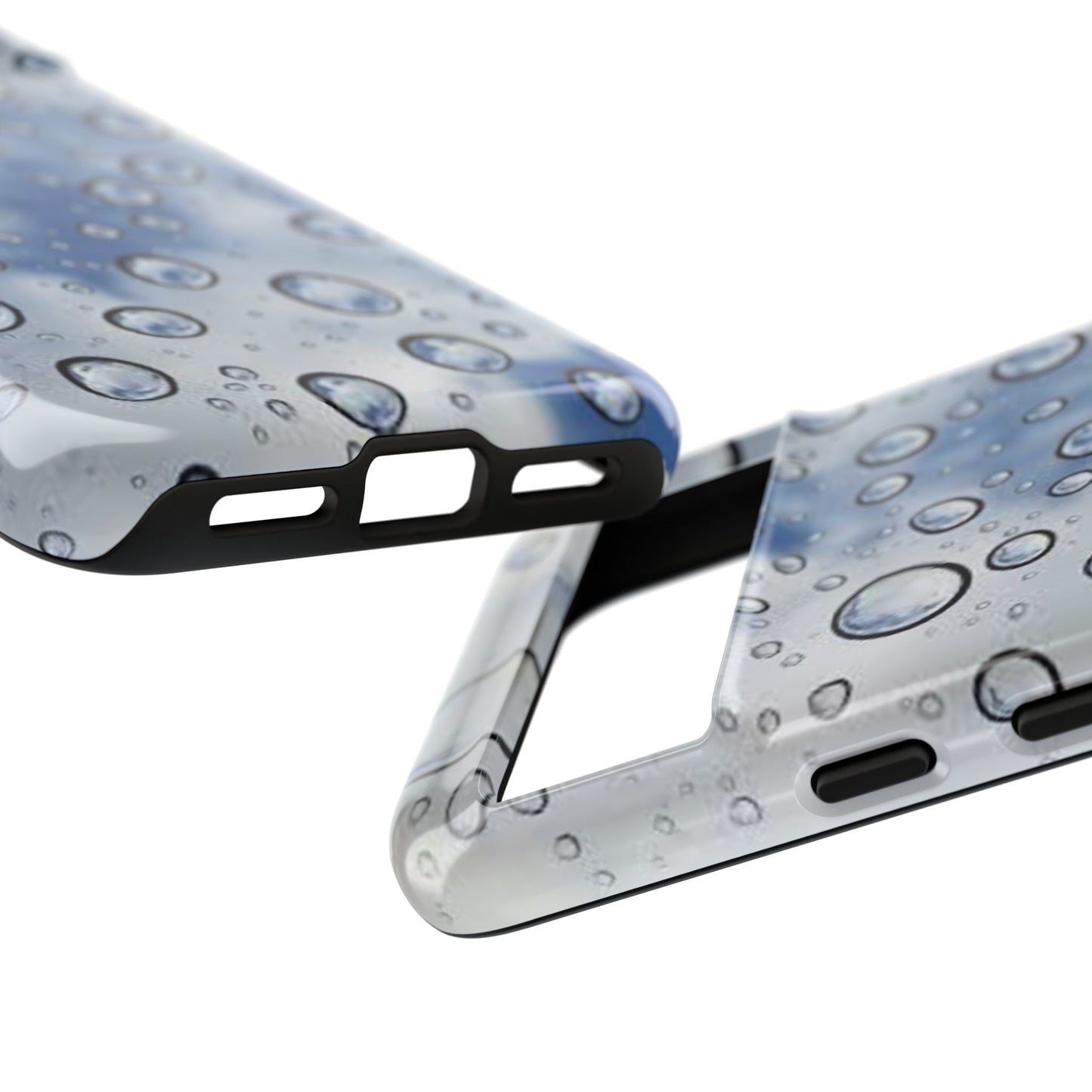 Blue Water Droplet Phone Case, Tough Cases for Protection, Stylish Cellphone Cover, Unique Gifts for Her, Durable and Trendy