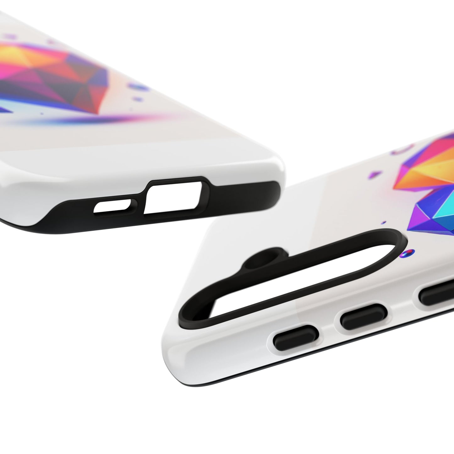 Vibrant Heart Phone Case, Tough Cases, Colorful Phone Cover, Unique Protector, Gift for Her, Cute Accessory
