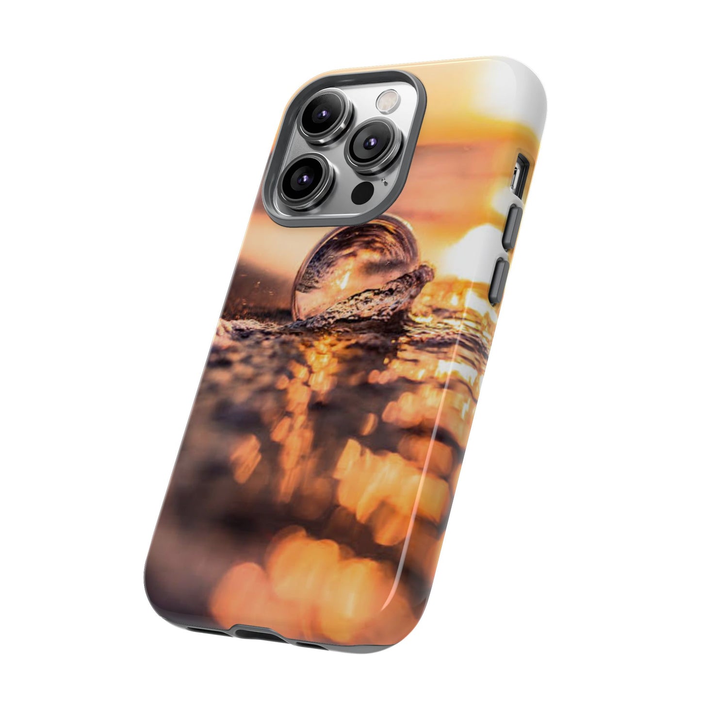 Sunset Bubble Phone Case, Tough Cases, Beach Lover Gift, Summer Vibes, Cell Phone Accessories, Unique Design, Nature Photography