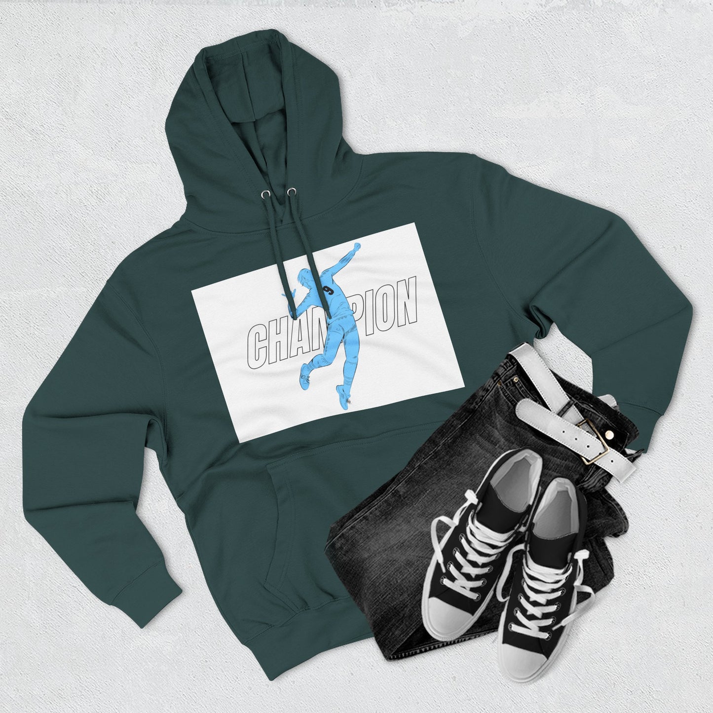 Champion Spirit Three-Panel Fleece Hoodie - Cozy Athletic Wear, Casual Style, Perfect Gift for Sports Lovers, Everyday Comfort, Ideal [...]