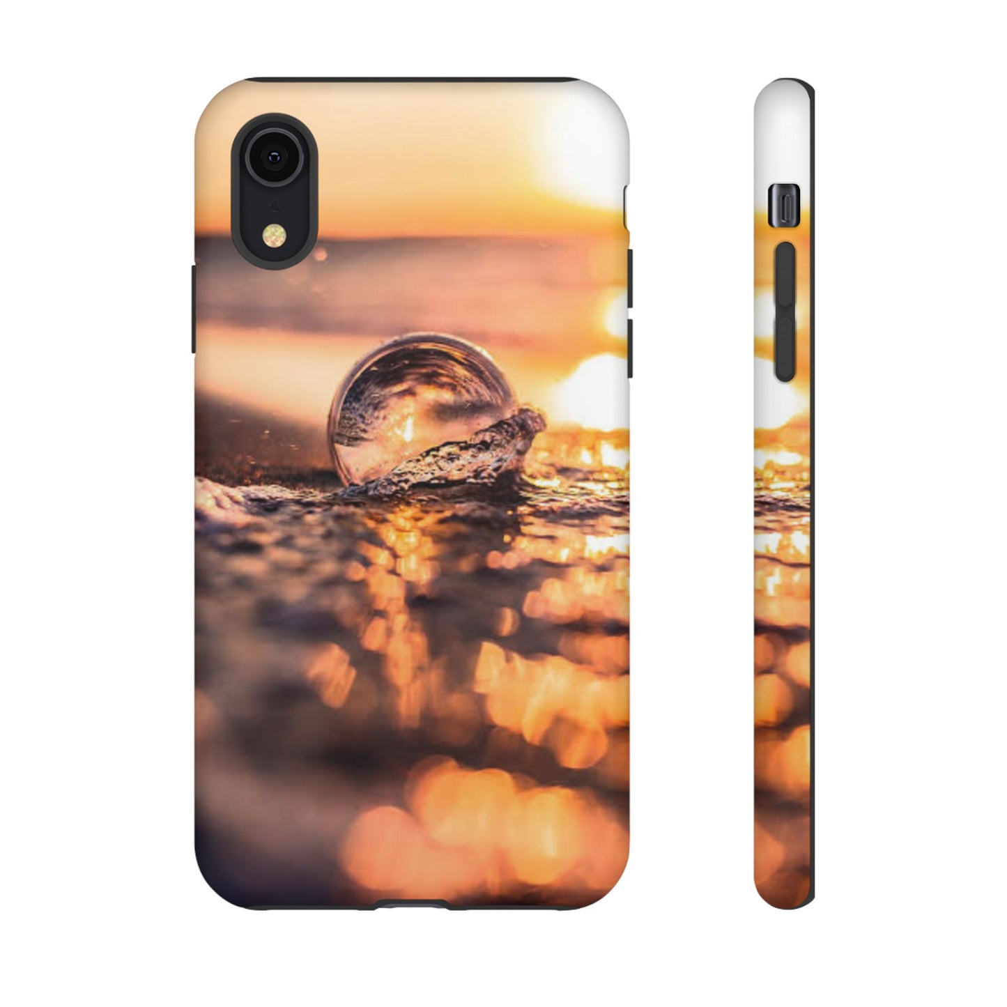 Sunset Bubble Phone Case, Tough Cases, Beach Lover Gift, Summer Vibes, Cell Phone Accessories, Unique Design, Nature Photography
