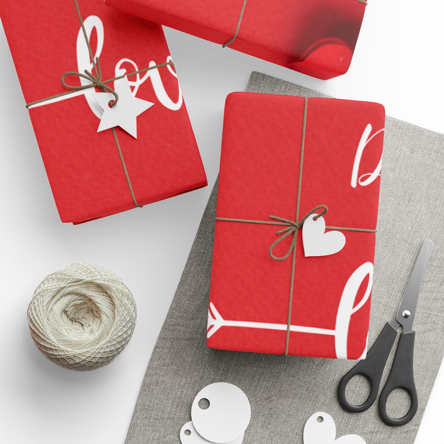Valentine's Day Wrapping Paper, Romantic Gift Wrap, Heart Pattern Paper, Holiday Gift Wrapping, Seasonal Wraps