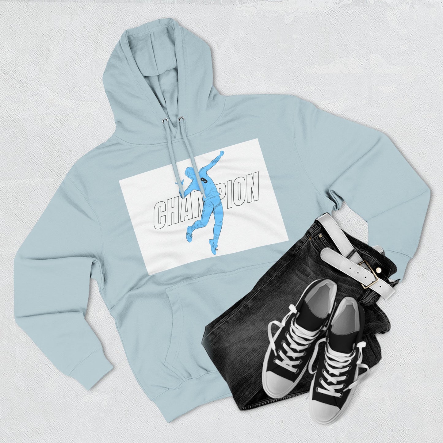 Champion Spirit Three-Panel Fleece Hoodie - Cozy Athletic Wear, Casual Style, Perfect Gift for Sports Lovers, Everyday Comfort, Ideal [...]