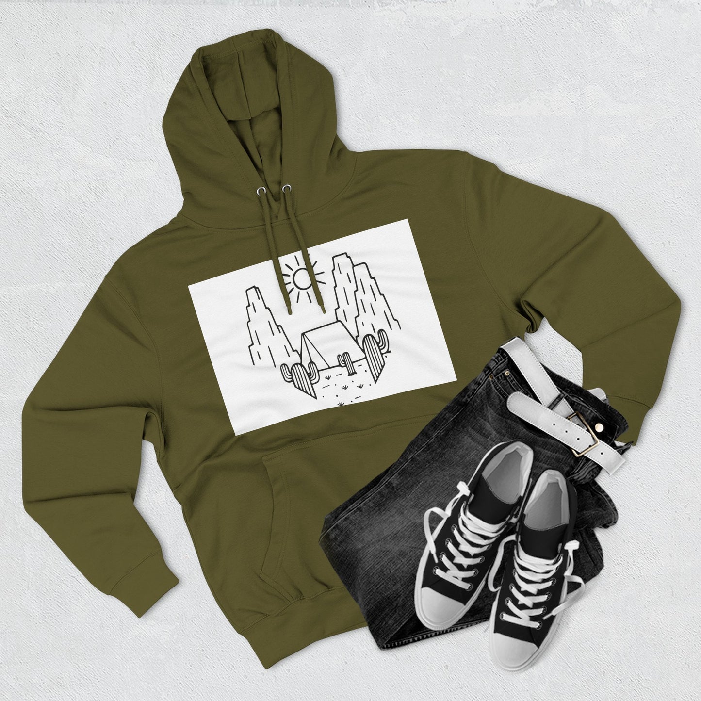 Cozy Adventure Hoodie, Graphic Fleece Pullover, Outdoor Fun Apparel, Gift for Nature Lovers, Travel Companion