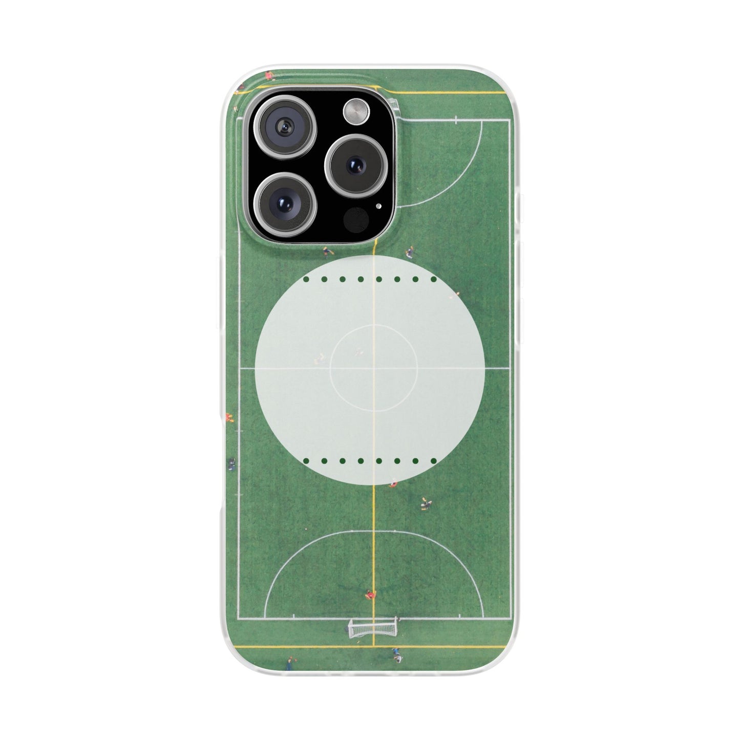 Soccer Field Phone Cases, Sporty Flexi Cases for Sports Lovers, Gift for Athletes, Unique Phone Cover, Perfect for Game Day