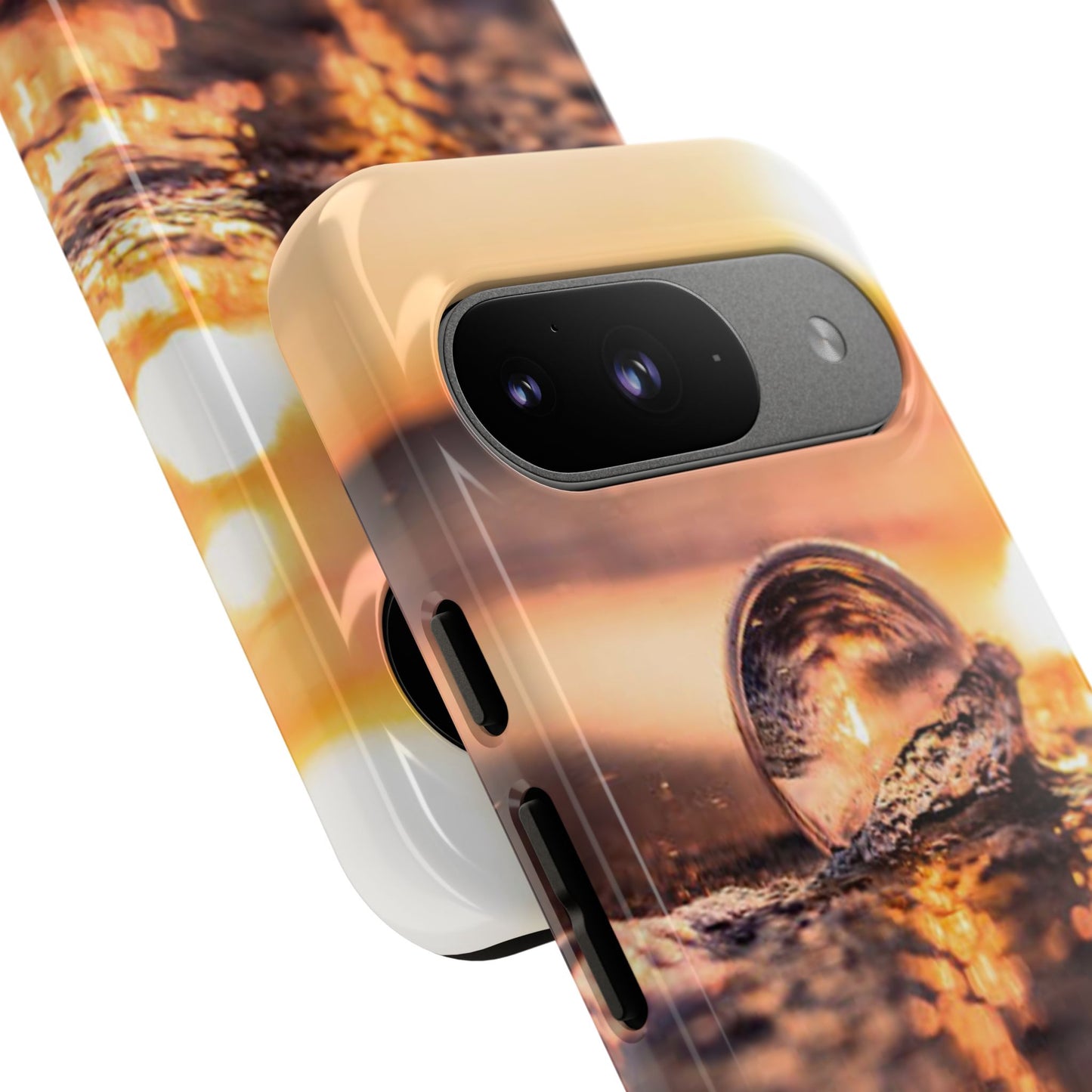 Sunset Bubble Phone Case, Tough Cases, Beach Lover Gift, Summer Vibes, Cell Phone Accessories, Unique Design, Nature Photography