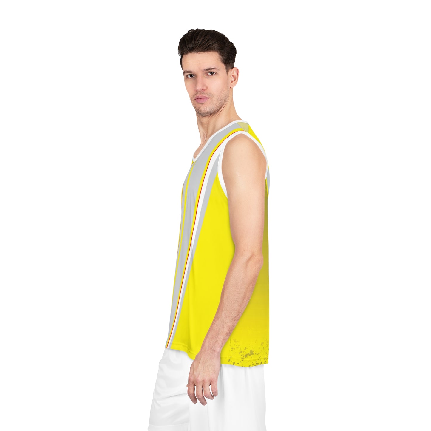 Bright Yellow Basketball Jersey - Stylish Sportswear for Athletes, Game Day Apparel, Gift for Sports Lovers, Team Spirit Fashion, [...]