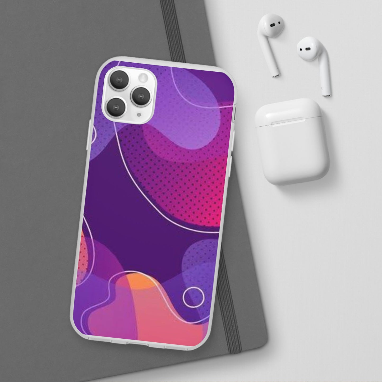 Colorful Abstract Phone Case, Trendy Smartphone Cover, Vibrant Phone Accessory, Gift for Her, Modern Trendy Design