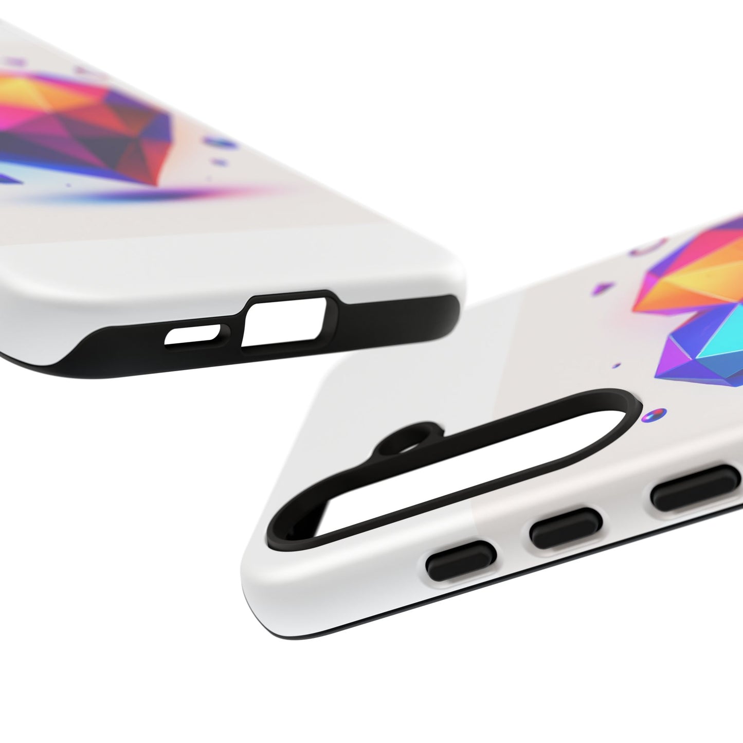 Vibrant Heart Phone Case, Tough Cases, Colorful Phone Cover, Unique Protector, Gift for Her, Cute Accessory