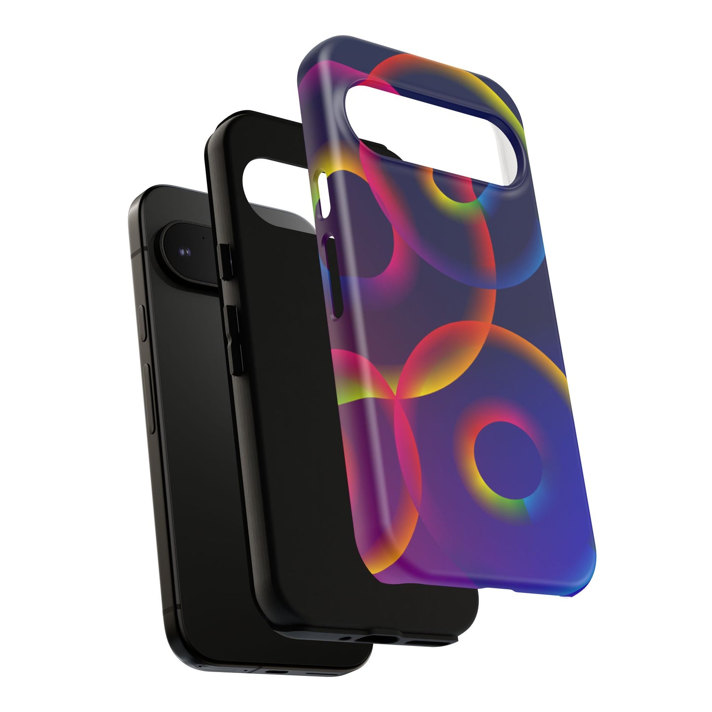 Colorful Phone Case with Abstract Designs, Tough Cases for Your Phone, Unique Phone Accessories, Gift for Tech Lovers, Vibrant Cell [...]