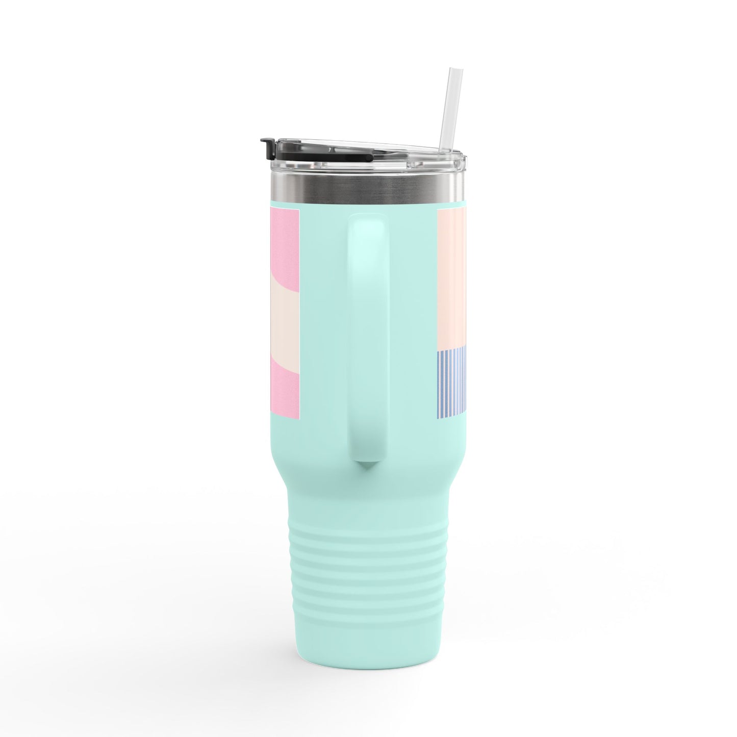 Colorful Insulated Travel Mug - 40oz, Perfect for On-the-Go, Ideal Gift for Coffee Lovers, Summer Picnics, Outdoor Adventures, [...]