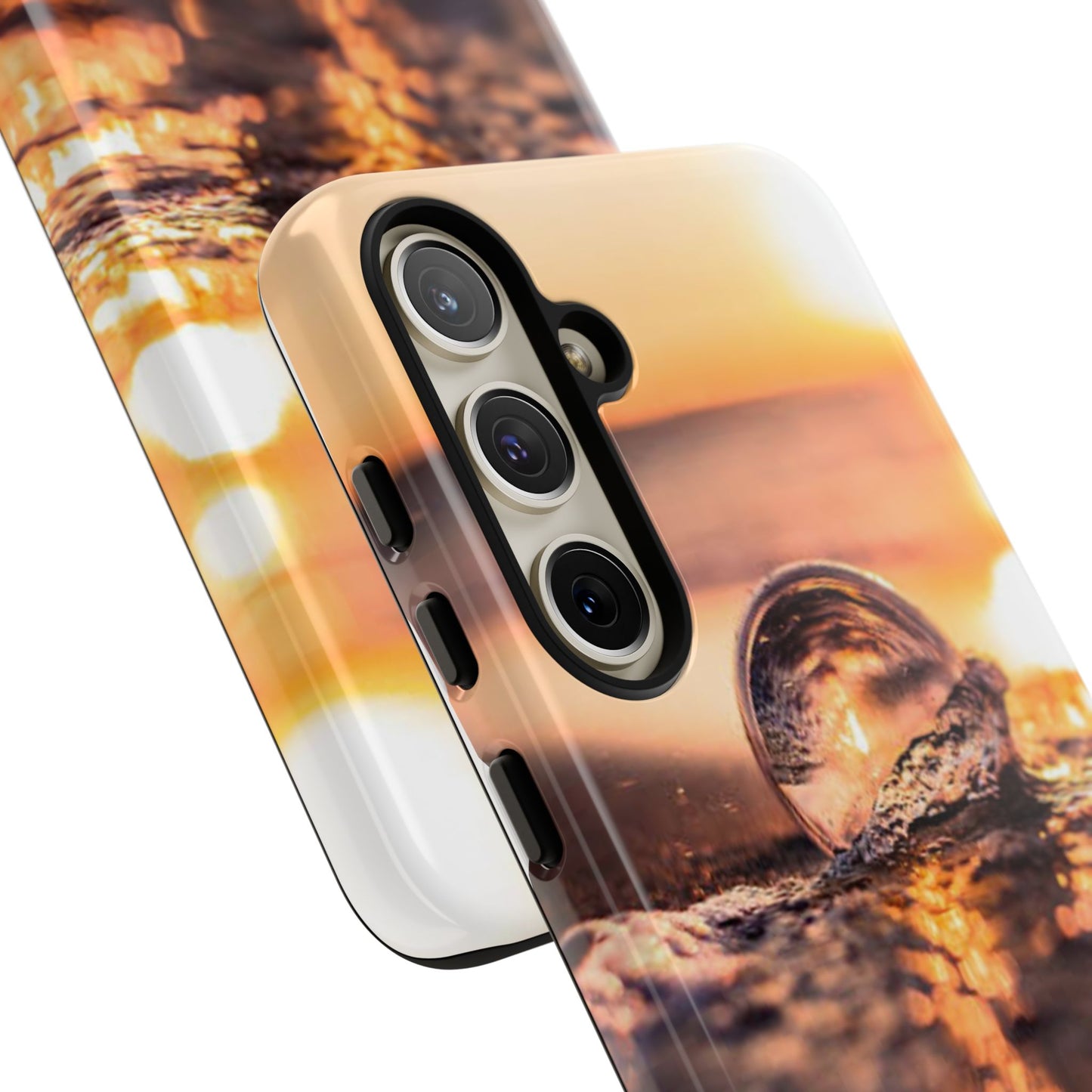 Sunset Bubble Phone Case, Tough Cases, Beach Lover Gift, Summer Vibes, Cell Phone Accessories, Unique Design, Nature Photography