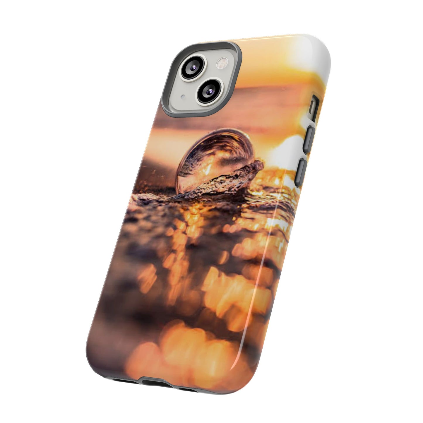 Sunset Bubble Phone Case, Tough Cases, Beach Lover Gift, Summer Vibes, Cell Phone Accessories, Unique Design, Nature Photography