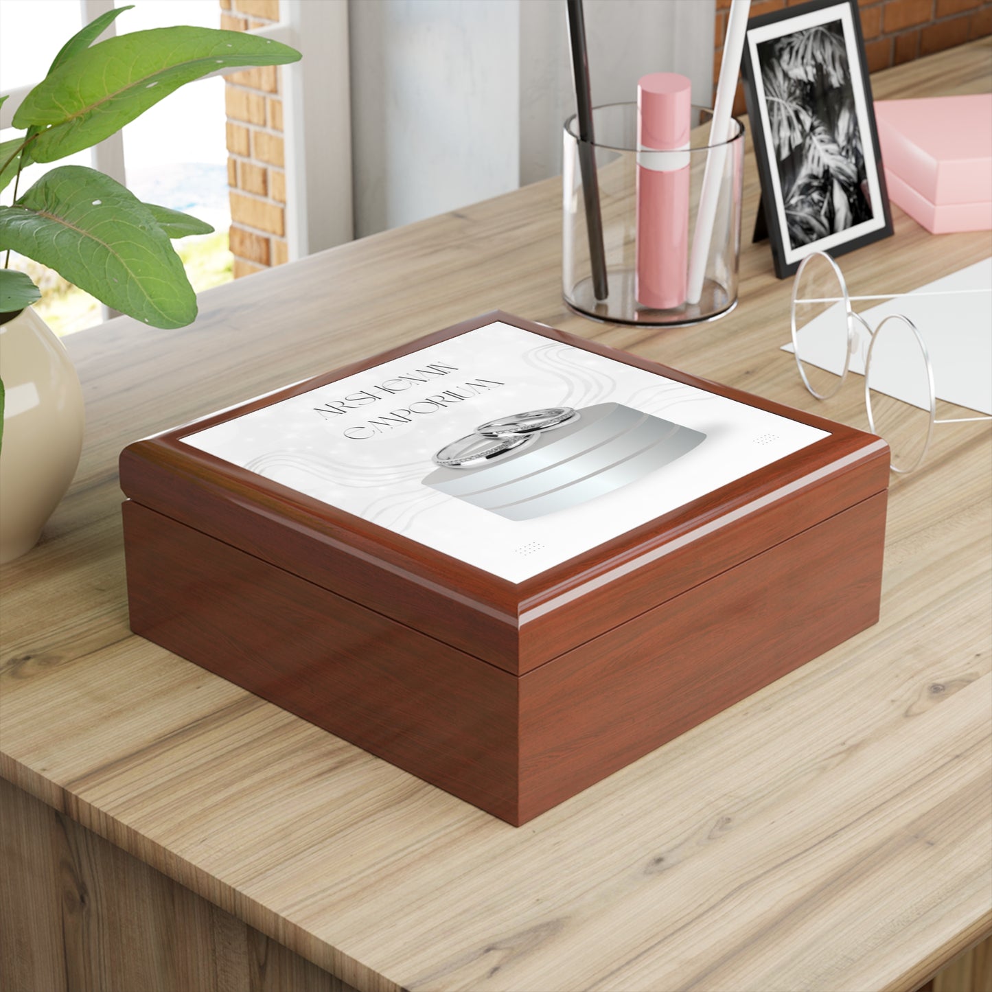 Elegant Jewelry Box for Keepsakes, Personalized Gift for Her, Wedding, Anniversary, Special Occasions, Ring Holder