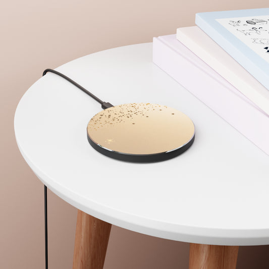 Wireless Charger, Modern Phone Charger, Sleek Charging Pad, Tech Gift for Him/Her, USB Wireless Dock