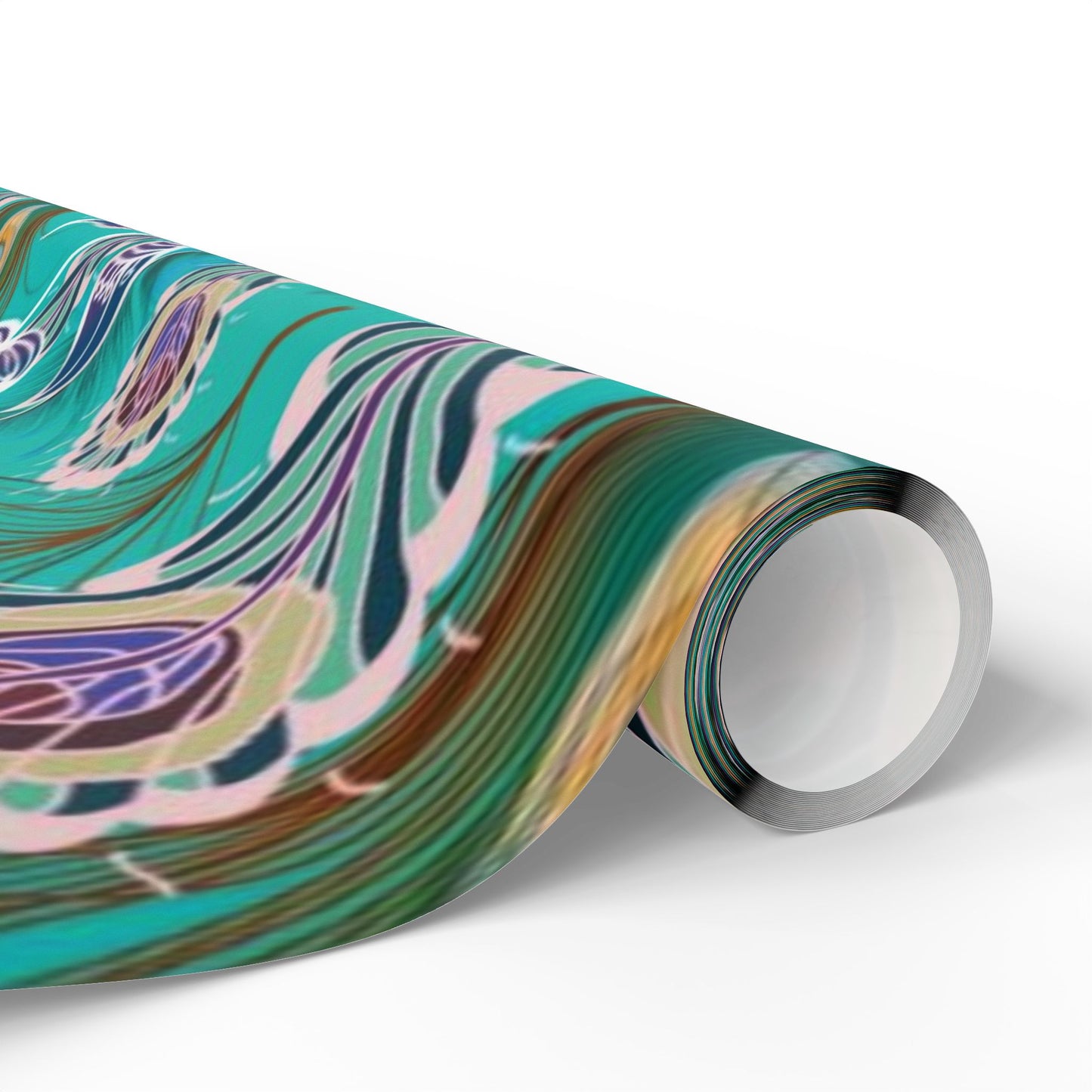 Peacock Feather Colorful Wrapping Paper, Decorative Gift Wrap Roll, Eco-Friendly Gift Wrap, Holiday Wrapping, Party Supplies, Unique Gift Planner