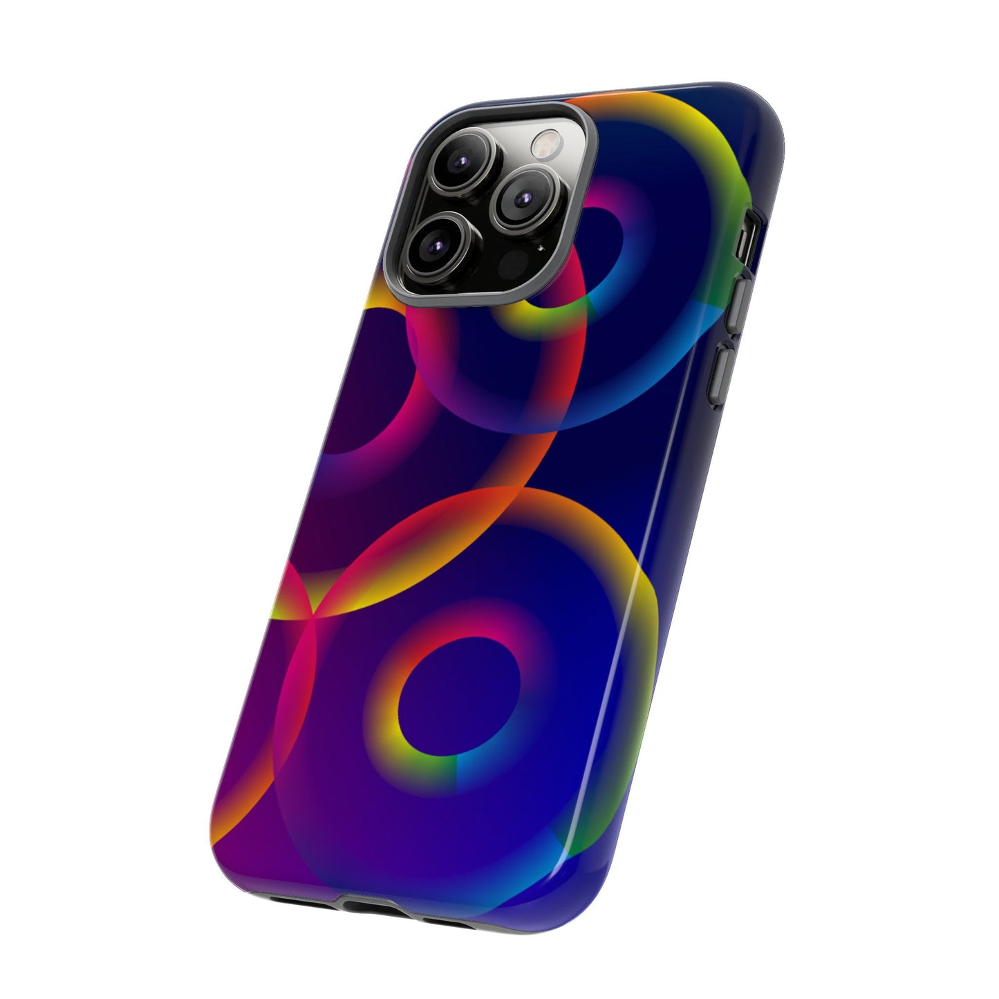 Colorful Phone Case with Abstract Designs, Tough Cases for Your Phone, Unique Phone Accessories, Gift for Tech Lovers, Vibrant Cell [...]