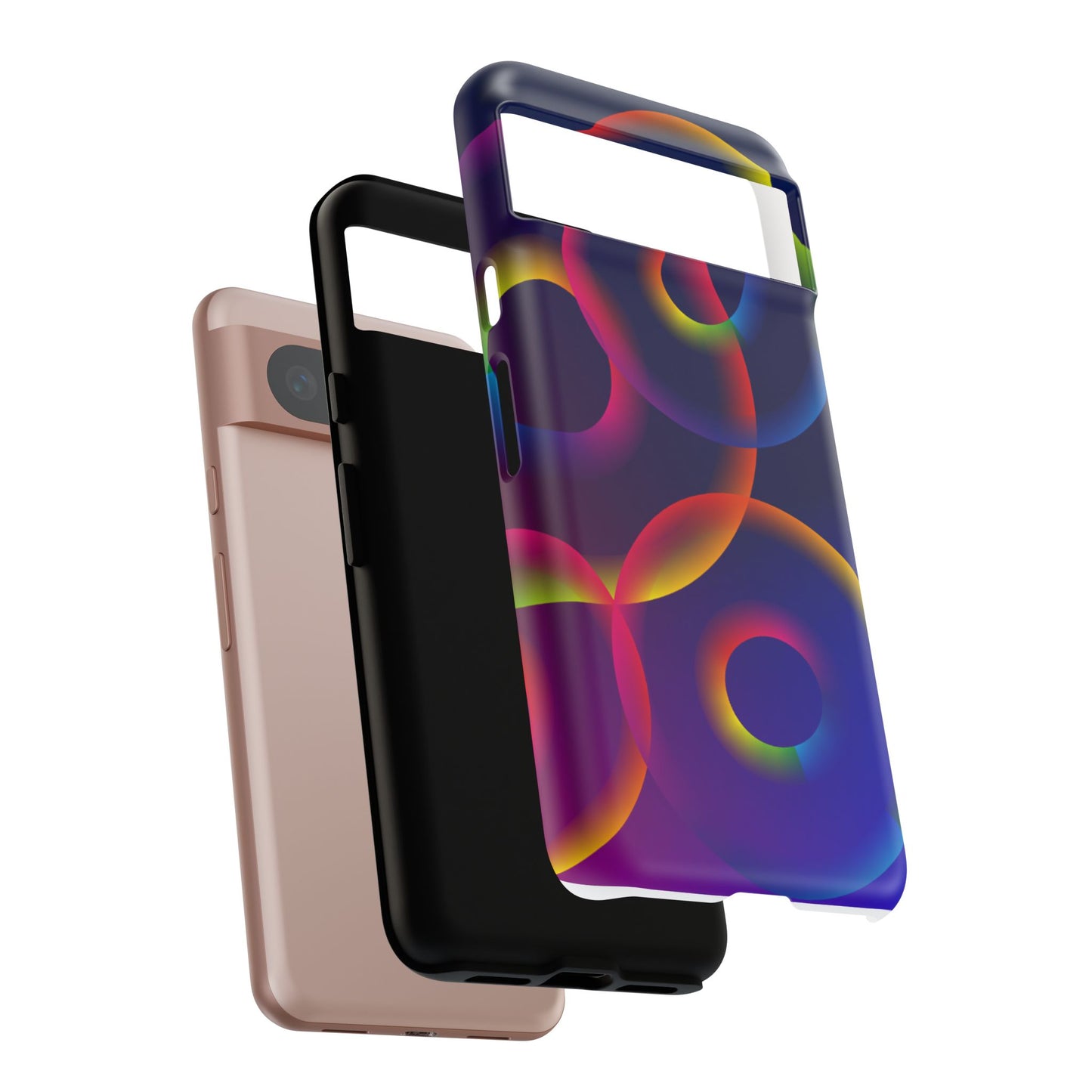 Colorful Phone Case with Abstract Designs, Tough Cases for Your Phone, Unique Phone Accessories, Gift for Tech Lovers, Vibrant Cell [...]