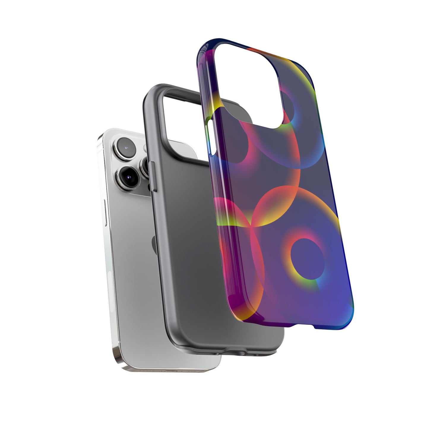 Colorful Phone Case with Abstract Designs, Tough Cases for Your Phone, Unique Phone Accessories, Gift for Tech Lovers, Vibrant Cell [...]