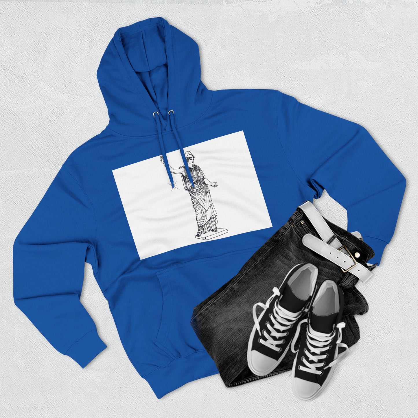 Artistic Fleece Hoodie - Cozy Streetwear for Creative Souls | Gift for Artists, Fashion Lovers, Stylish Comfort