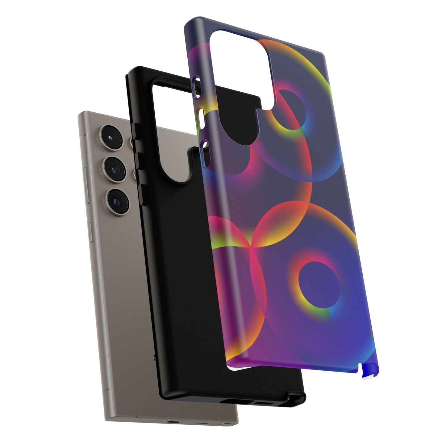 Colorful Phone Case with Abstract Designs, Tough Cases for Your Phone, Unique Phone Accessories, Gift for Tech Lovers, Vibrant Cell [...]