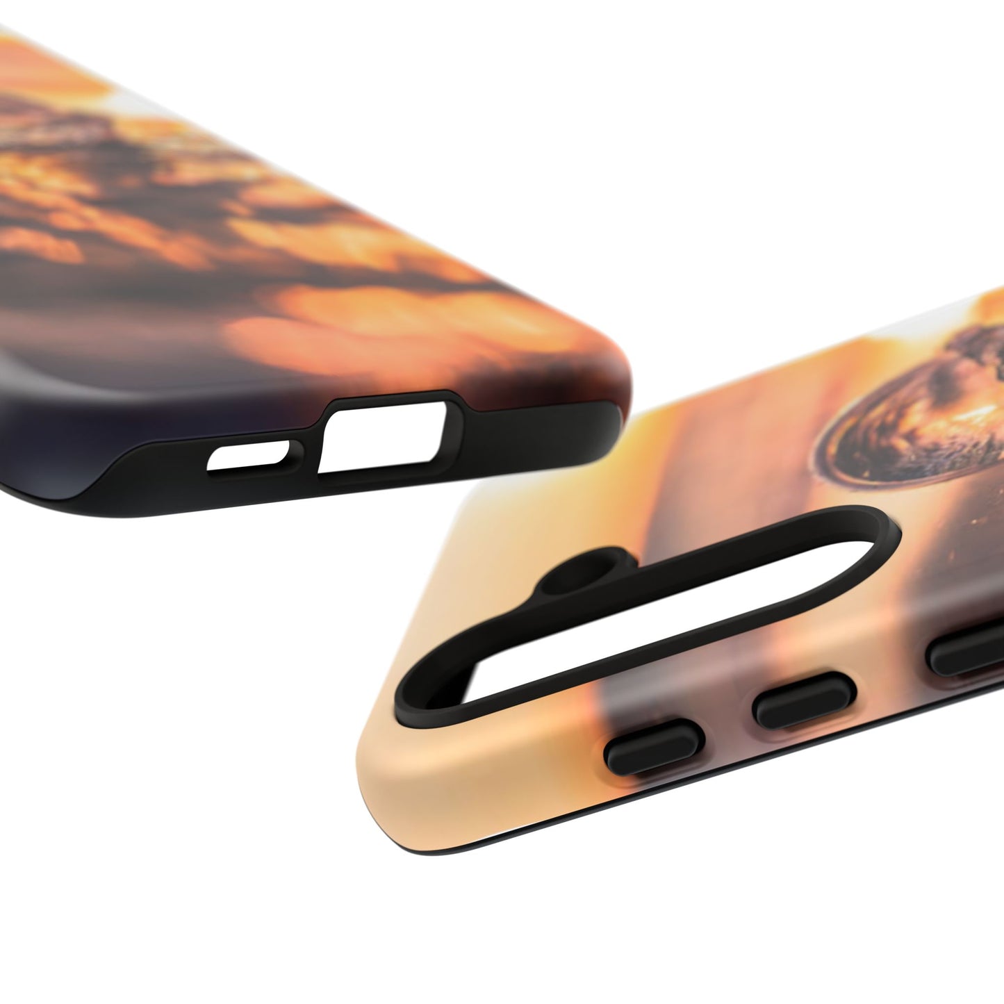 Sunset Bubble Phone Case, Tough Cases, Beach Lover Gift, Summer Vibes, Cell Phone Accessories, Unique Design, Nature Photography