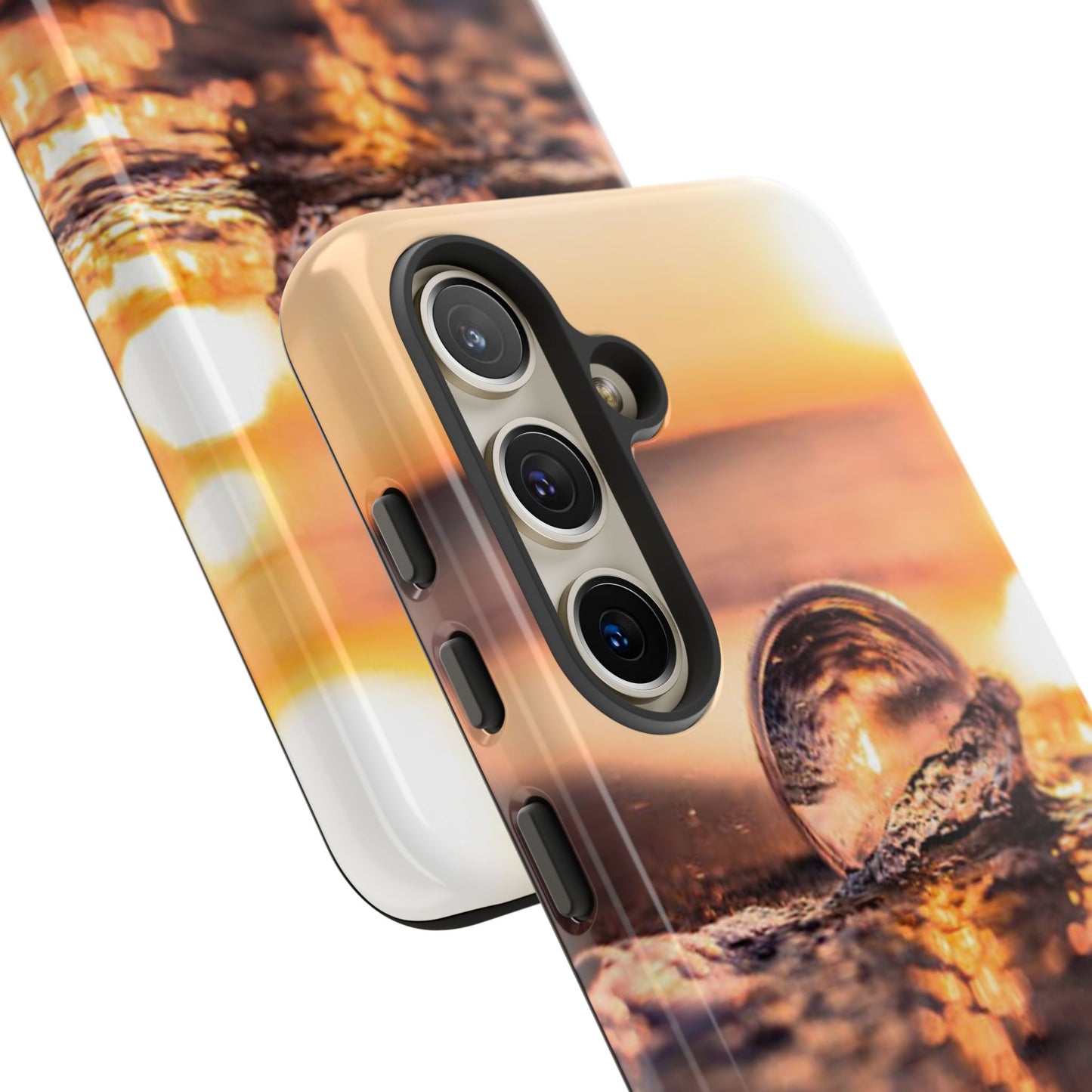 Sunset Bubble Phone Case, Tough Cases, Beach Lover Gift, Summer Vibes, Cell Phone Accessories, Unique Design, Nature Photography