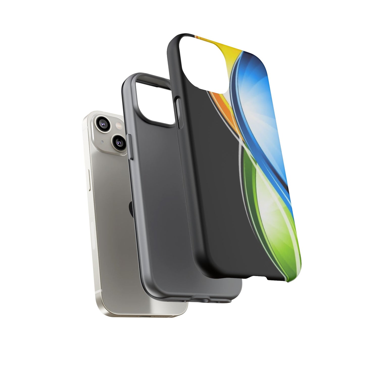 Vibrant Phone Cases, Tough Phone Covers for Daily Use, Unique Tech Accessories, Gifts for Tech Lovers, Colorful Protective Cases