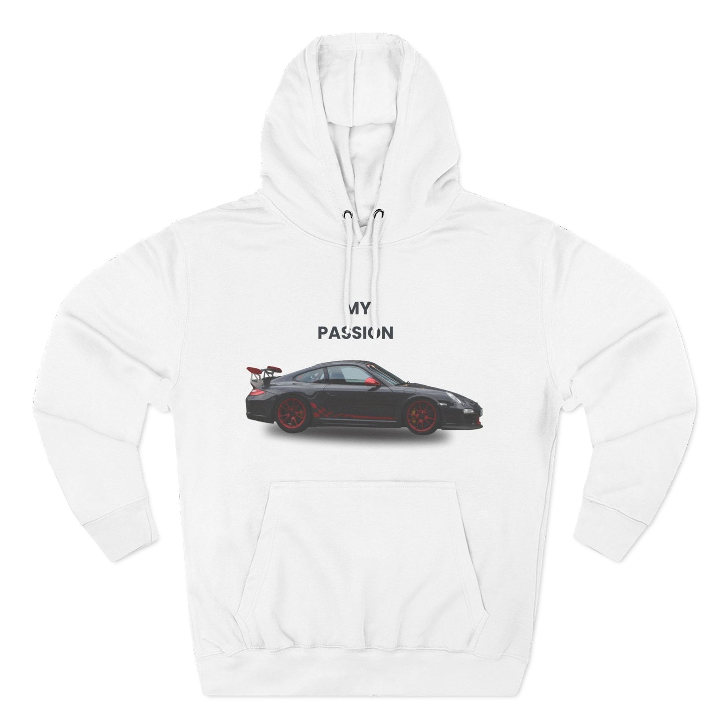 Cool Car Enthusiast Hoodie, Graphic Fleece Sweatshirt, Auto Lover Gift, Motorsport Apparel, Car-Themed Hoodie