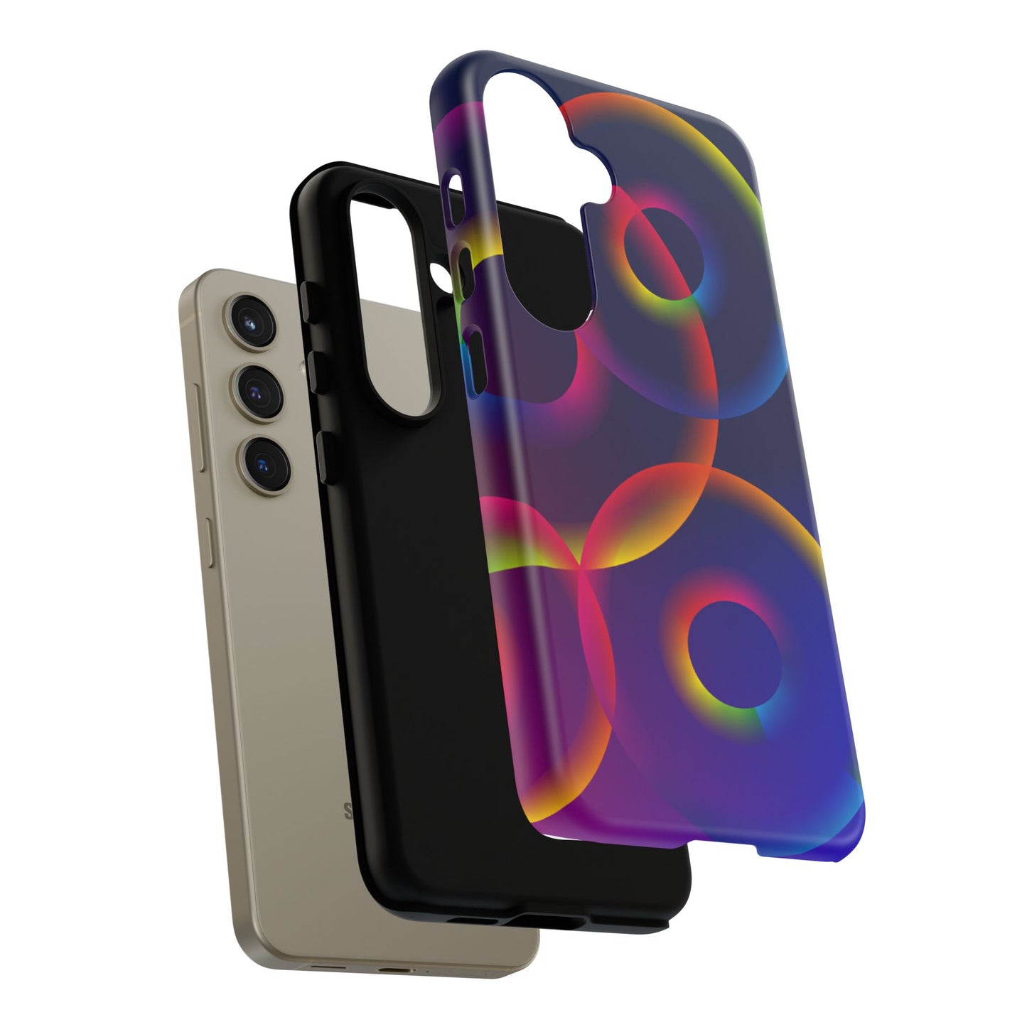 Colorful Phone Case with Abstract Designs, Tough Cases for Your Phone, Unique Phone Accessories, Gift for Tech Lovers, Vibrant Cell [...]