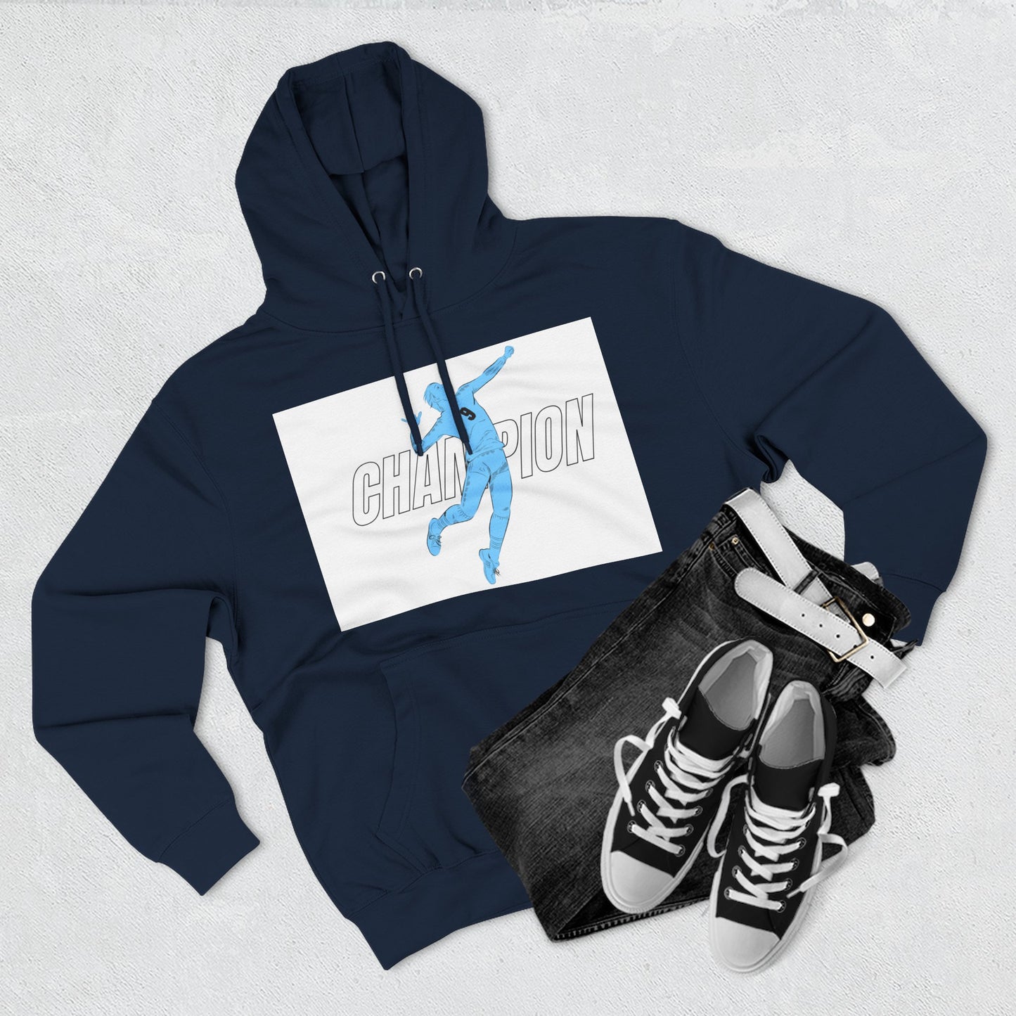 Champion Spirit Three-Panel Fleece Hoodie - Cozy Athletic Wear, Casual Style, Perfect Gift for Sports Lovers, Everyday Comfort, Ideal [...]