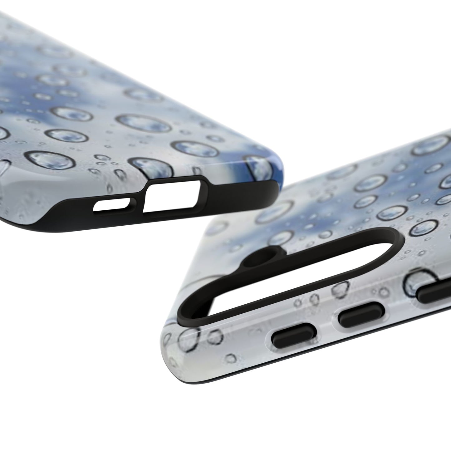 Blue Water Droplet Phone Case, Tough Cases for Protection, Stylish Cellphone Cover, Unique Gifts for Her, Durable and Trendy