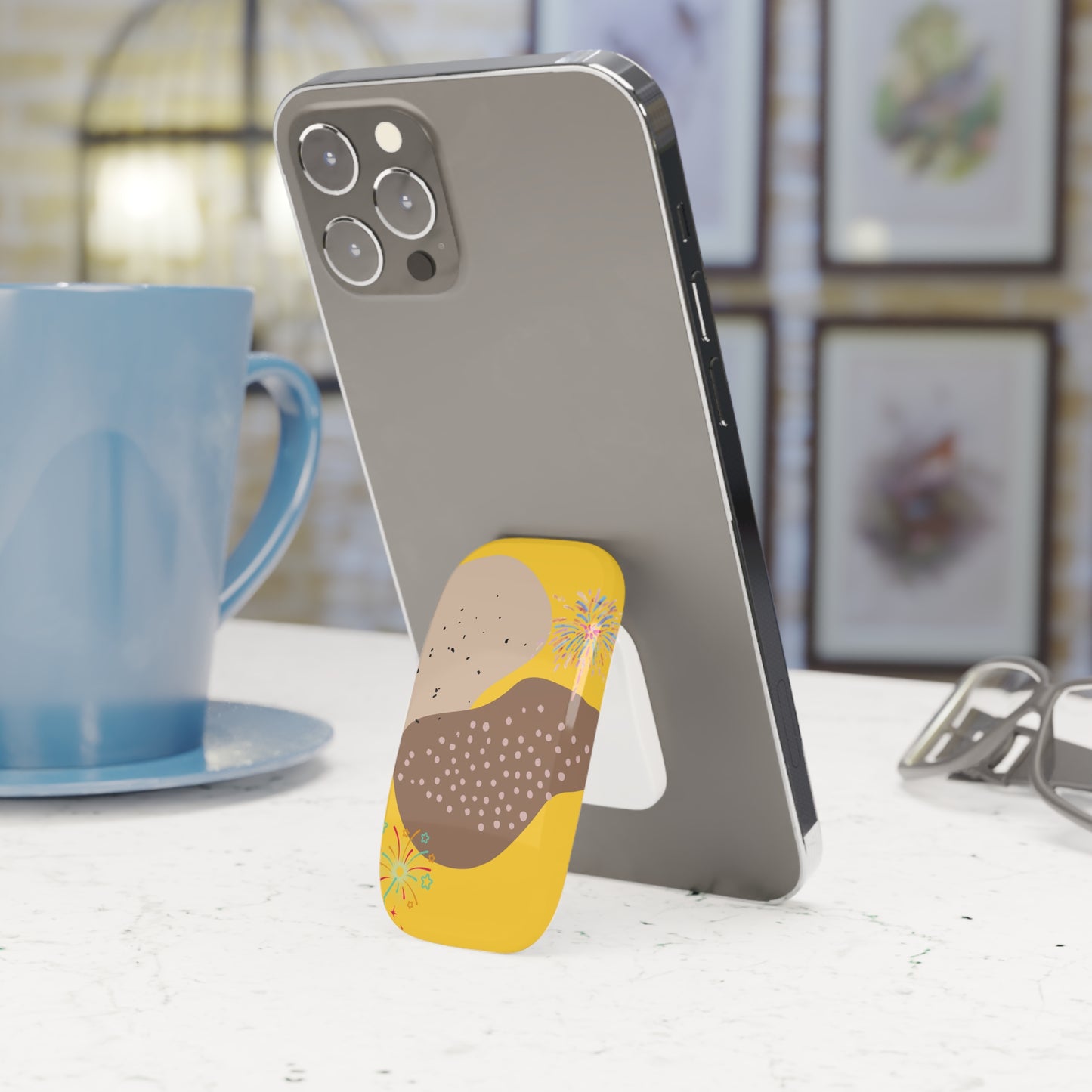 Colorful Phone Grip Stand, Phone Accessory, Mobile Stand Holder, Fun Phone Grip, Gift for Tech Lovers