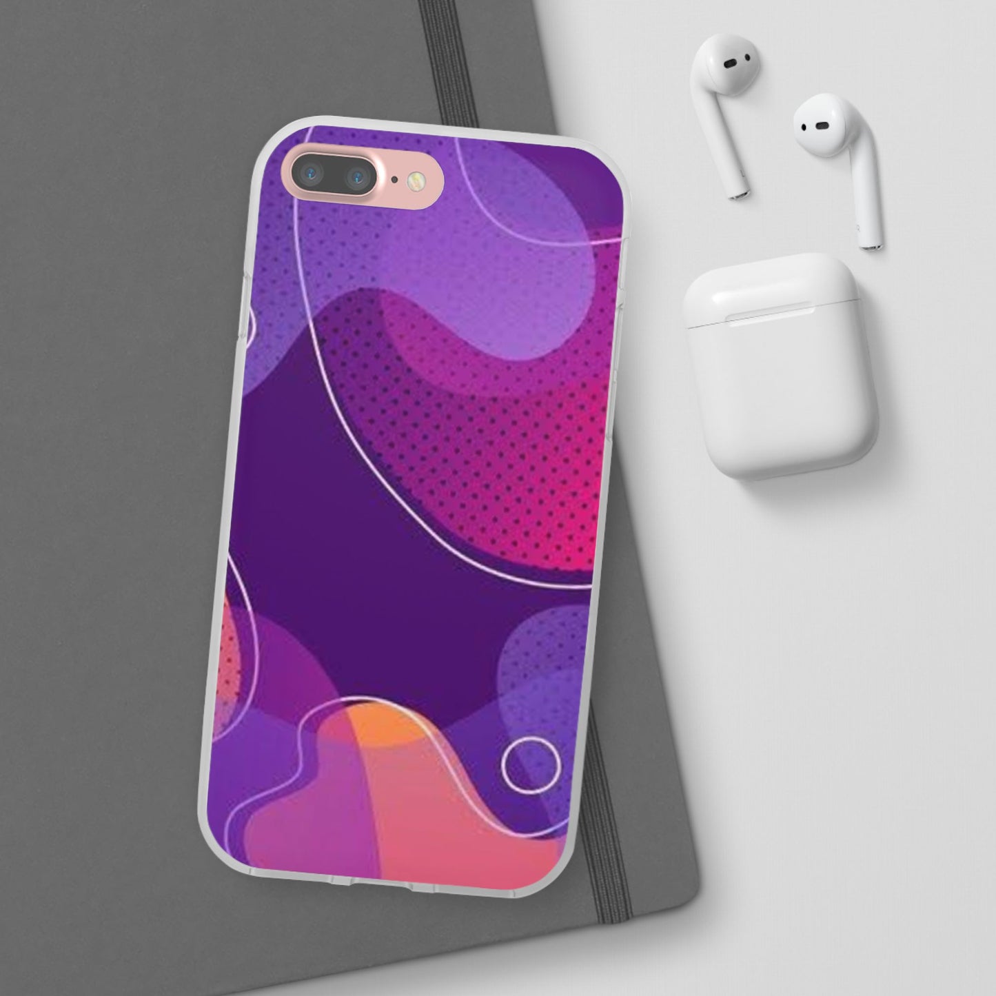 Colorful Abstract Phone Case, Trendy Smartphone Cover, Vibrant Phone Accessory, Gift for Her, Modern Trendy Design