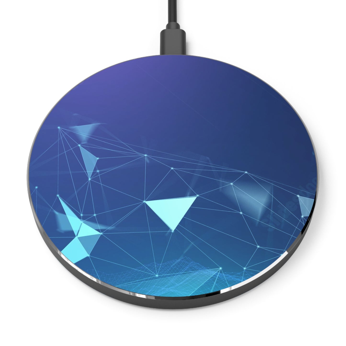 Modern Wireless Charger - Fast Charging Pad, Tech Gift, Desk Accessory, USB Charger, Smartphone Stand