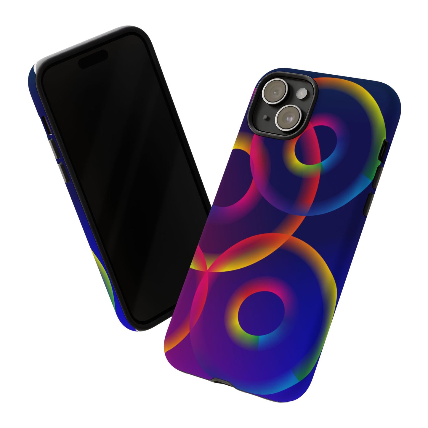 Colorful Phone Case with Abstract Designs, Tough Cases for Your Phone, Unique Phone Accessories, Gift for Tech Lovers, Vibrant Cell [...]