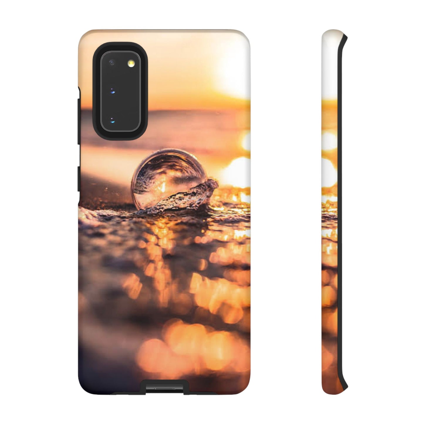 Sunset Bubble Phone Case, Tough Cases, Beach Lover Gift, Summer Vibes, Cell Phone Accessories, Unique Design, Nature Photography