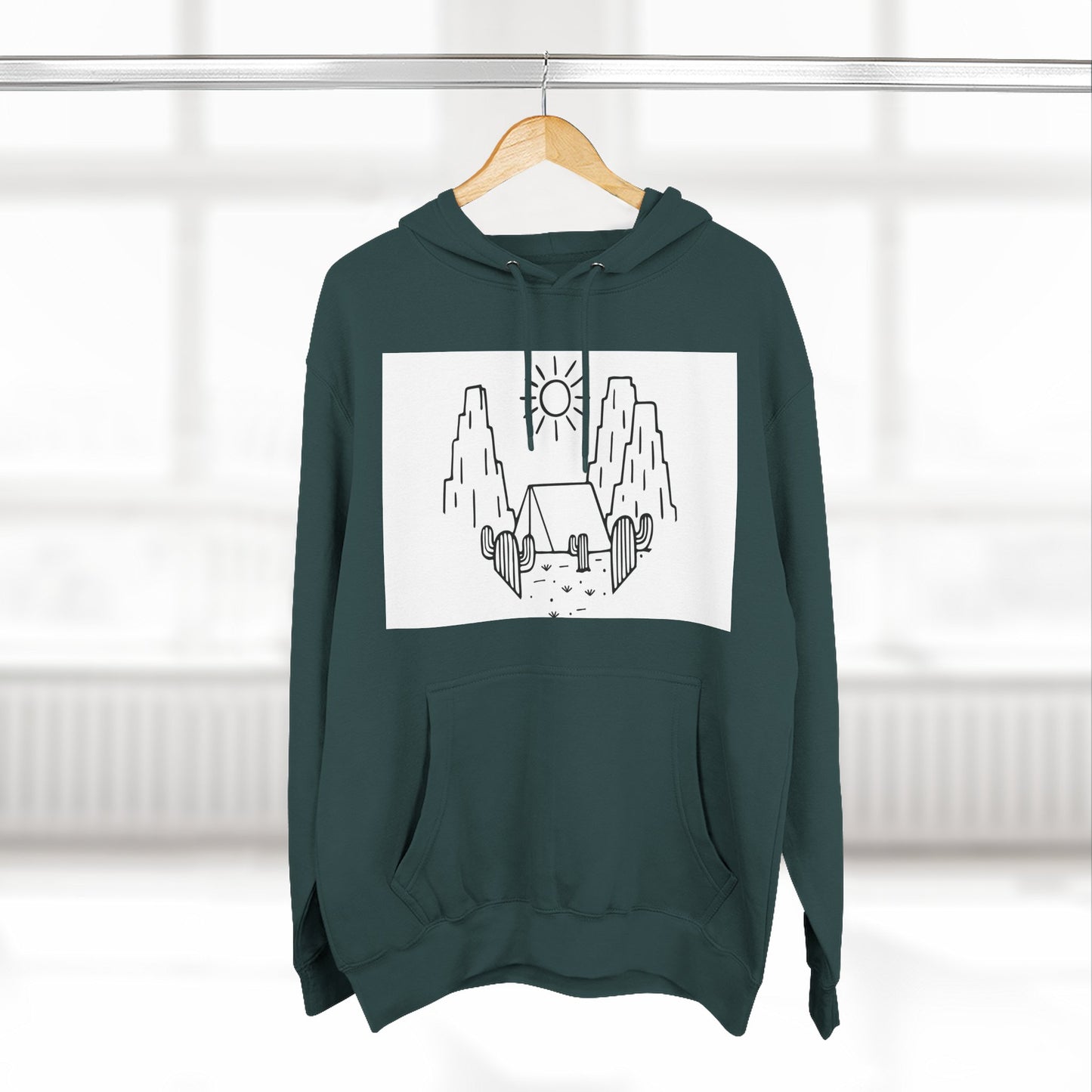 Cozy Adventure Hoodie, Graphic Fleece Pullover, Outdoor Fun Apparel, Gift for Nature Lovers, Travel Companion