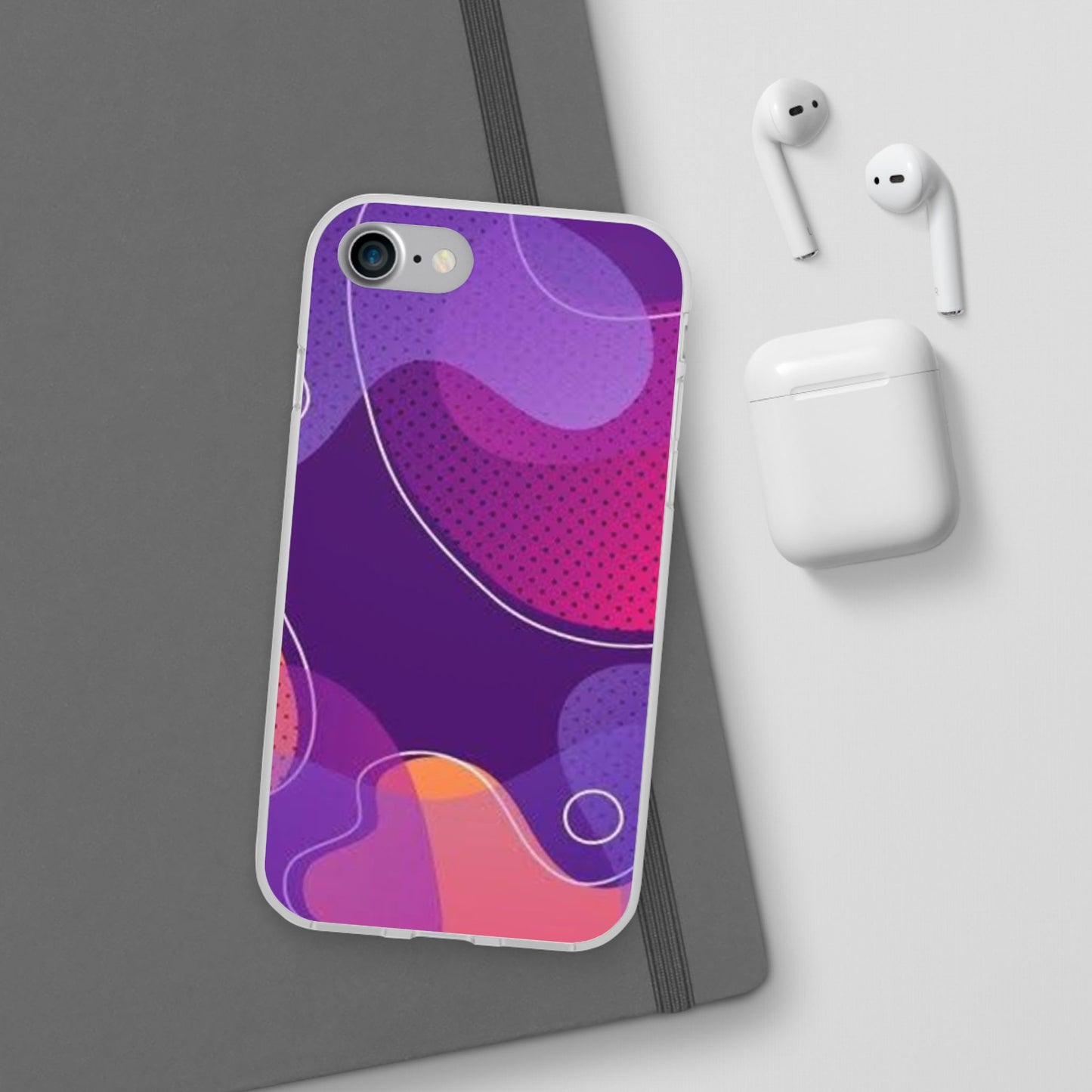 Colorful Abstract Phone Case, Trendy Smartphone Cover, Vibrant Phone Accessory, Gift for Her, Modern Trendy Design