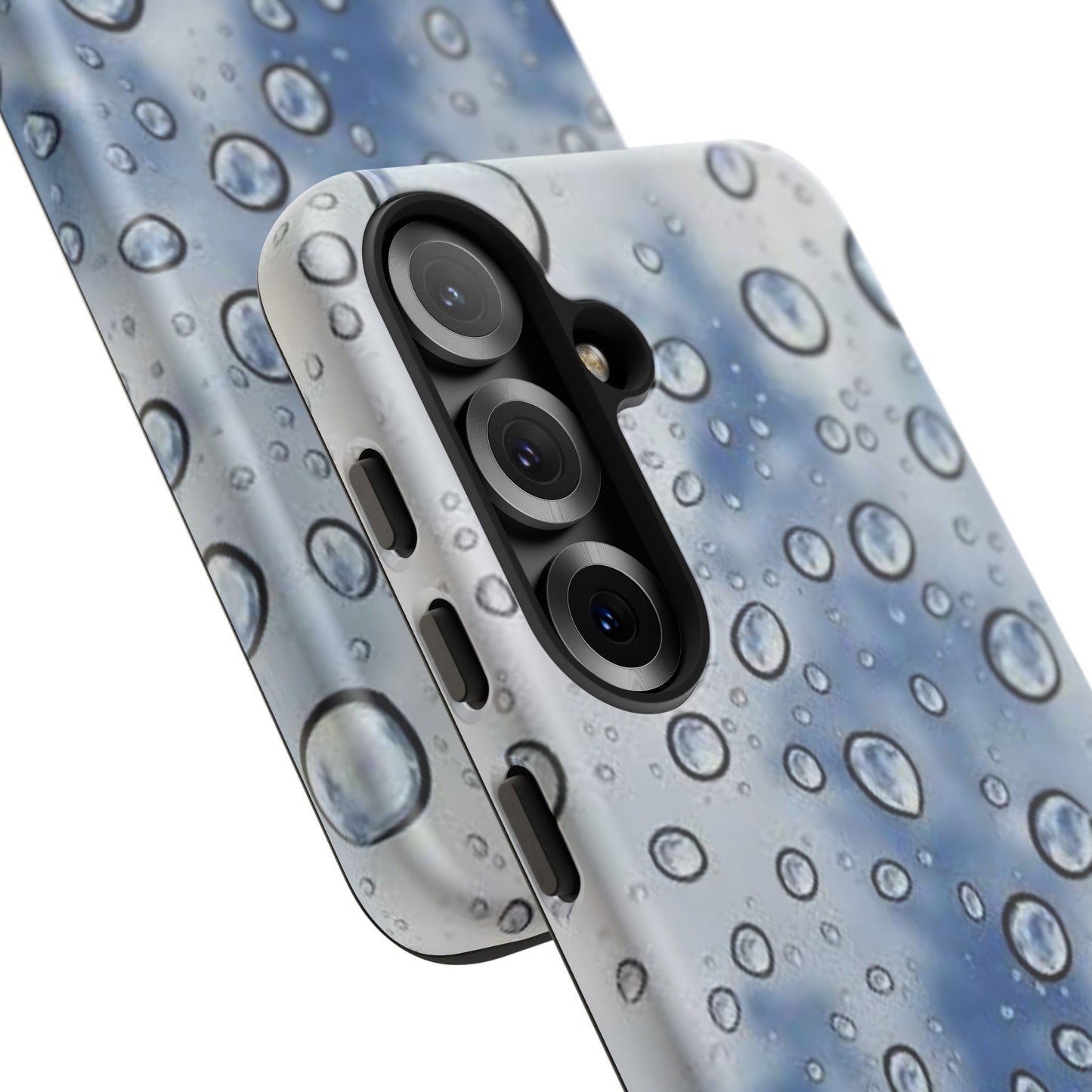 Blue Water Droplet Phone Case, Tough Cases for Protection, Stylish Cellphone Cover, Unique Gifts for Her, Durable and Trendy