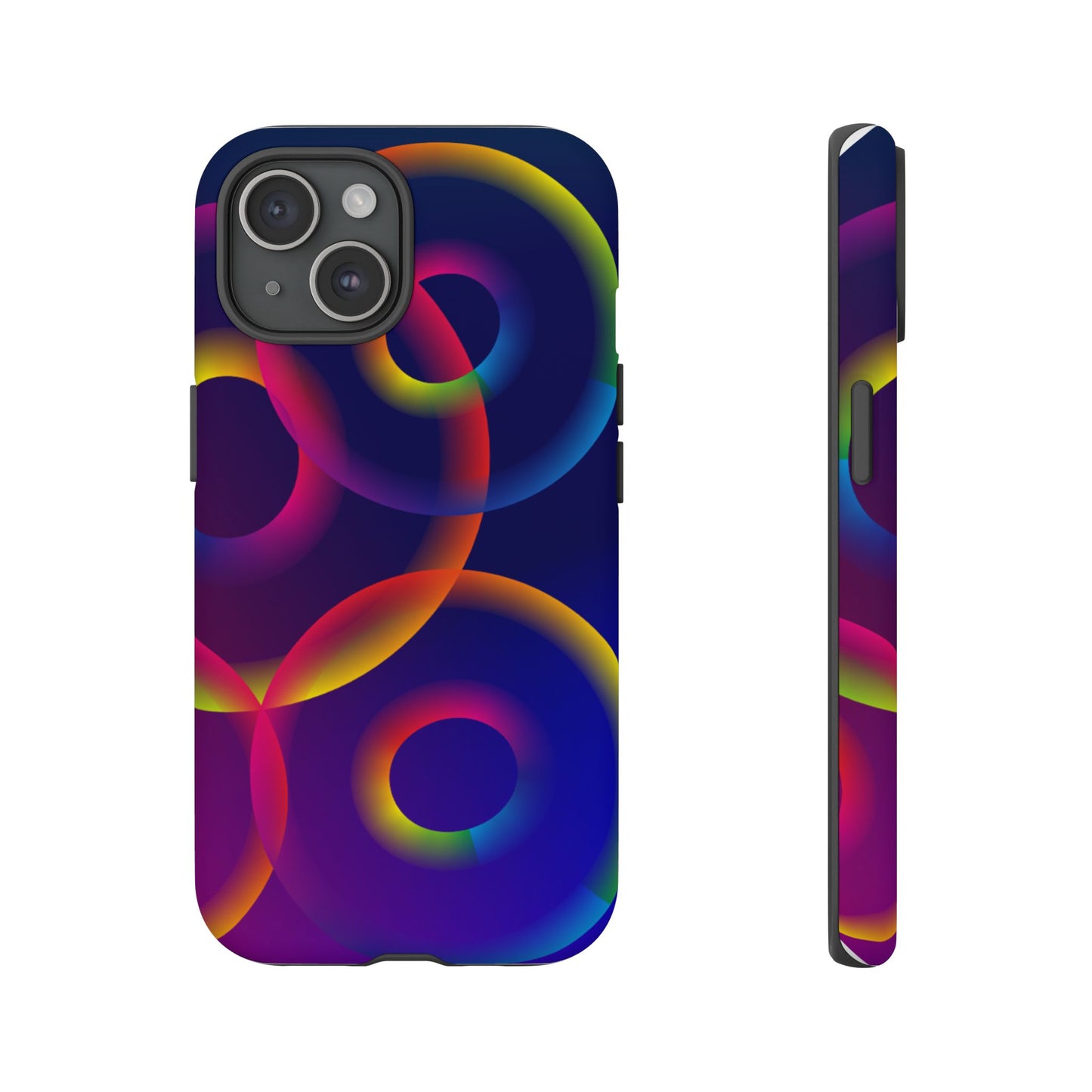 Colorful Phone Case with Abstract Designs, Tough Cases for Your Phone, Unique Phone Accessories, Gift for Tech Lovers, Vibrant Cell [...]