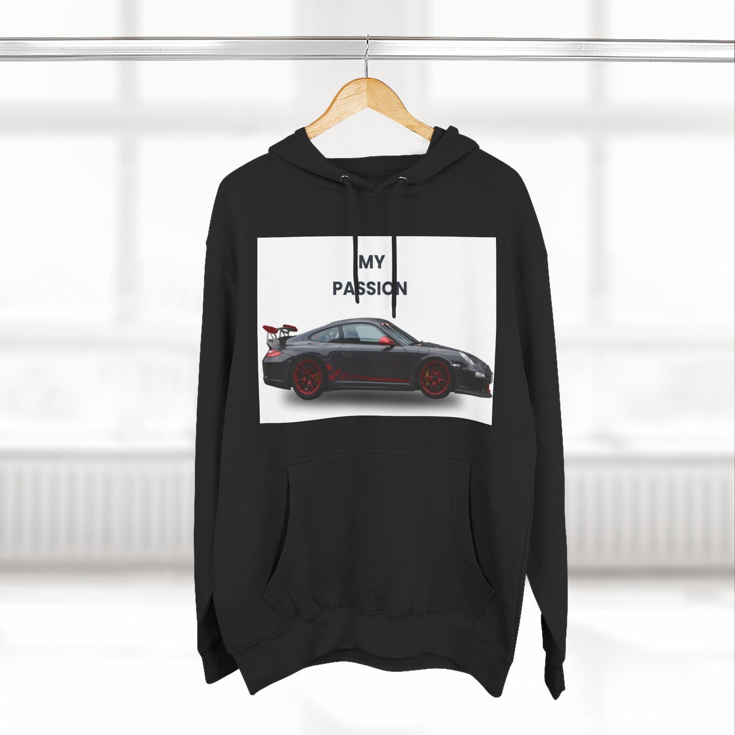Cool Car Enthusiast Hoodie, Graphic Fleece Sweatshirt, Auto Lover Gift, Motorsport Apparel, Car-Themed Hoodie